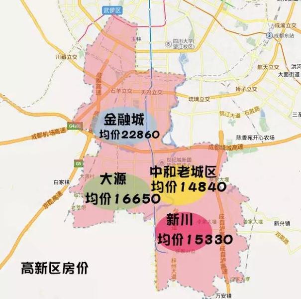 不可思议!成都5月房价地图出炉,限购后成都人更想买房了